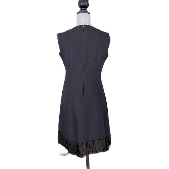 Leslie Faye 60s MCM Vintage Black Cocktail Dress - Picture 7 of 8
